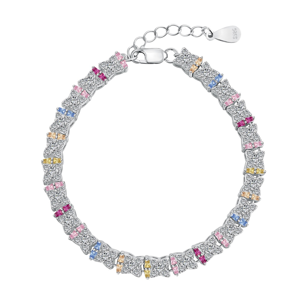 [AURORA] Einzigartiges buntes Armband in Blumenform für den Alltag