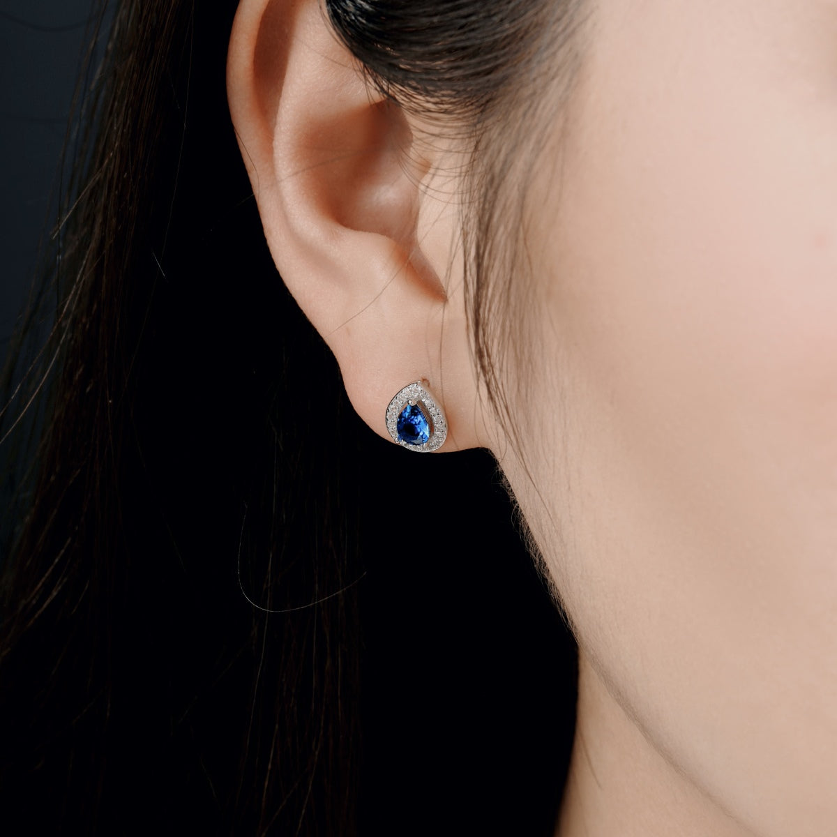 [Aurora]Luxurious Water Drop Shape Earrings