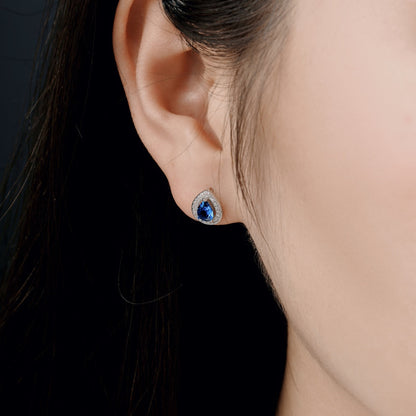 [Aurora]Luxurious Water Drop Shape Earrings
