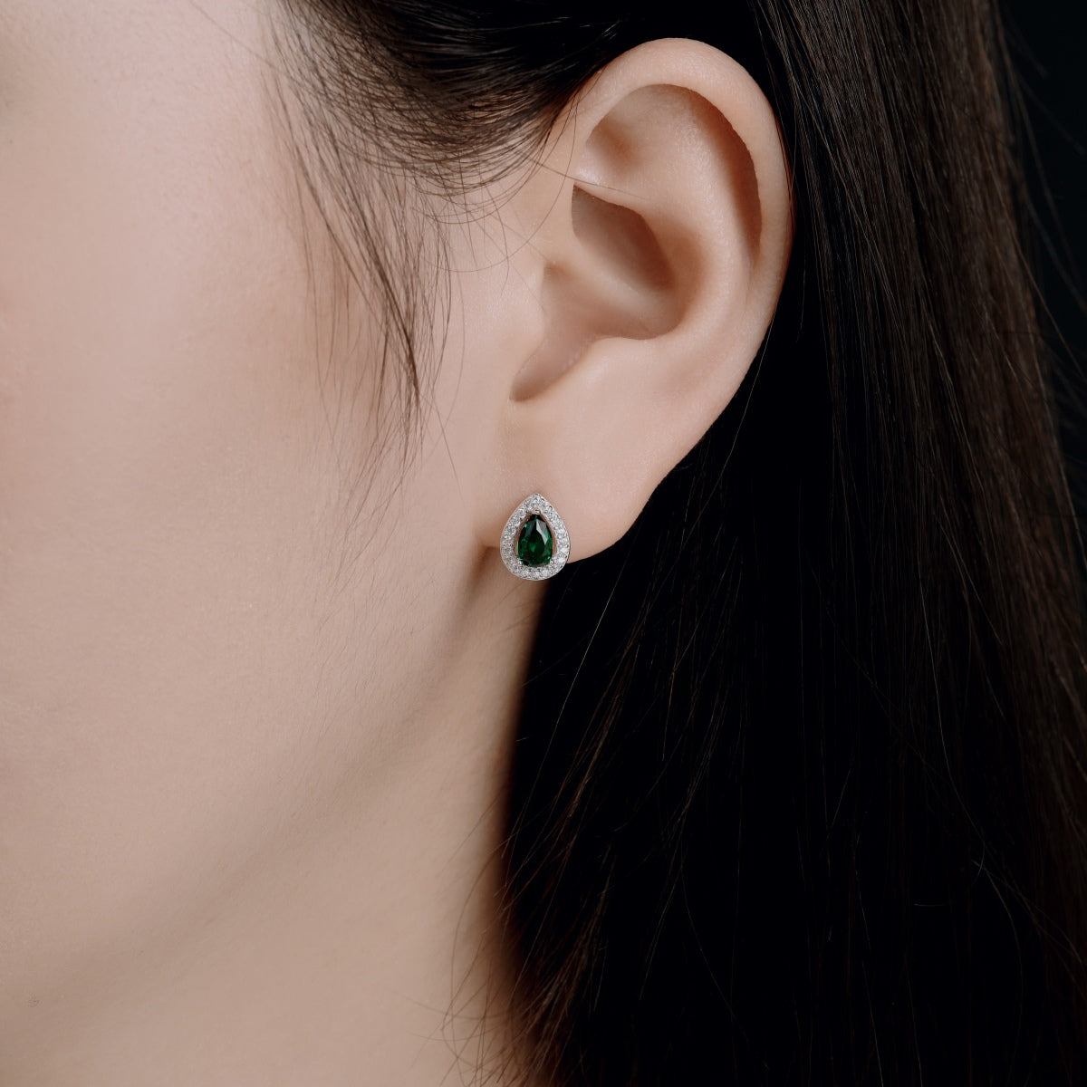 [Aurora]Luxurious Water Drop Shape Earrings
