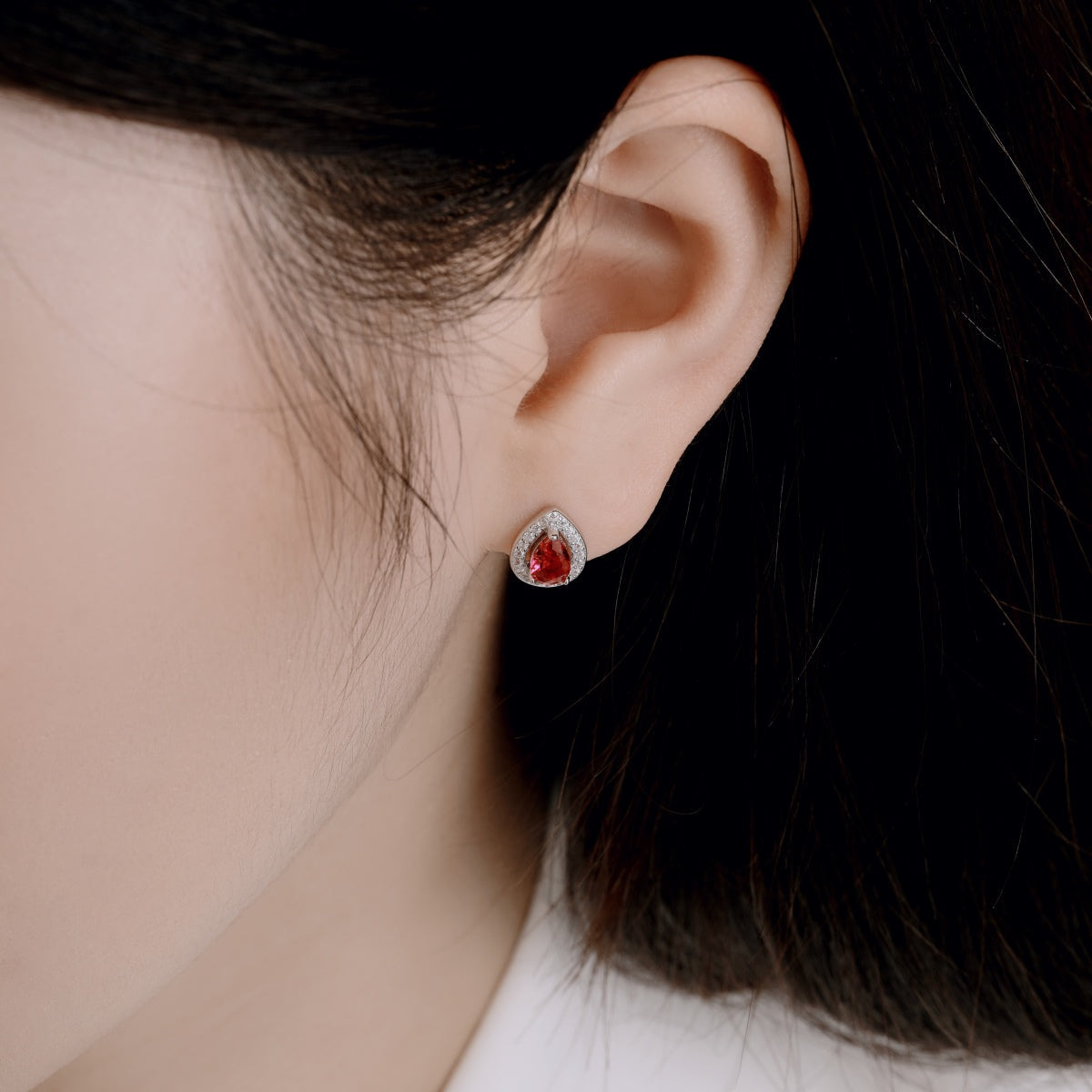 [Aurora]Luxurious Water Drop Shape Earrings