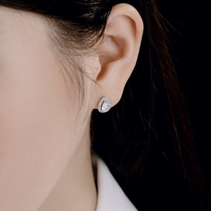 [Aurora]Luxurious Water Drop Shape Earrings