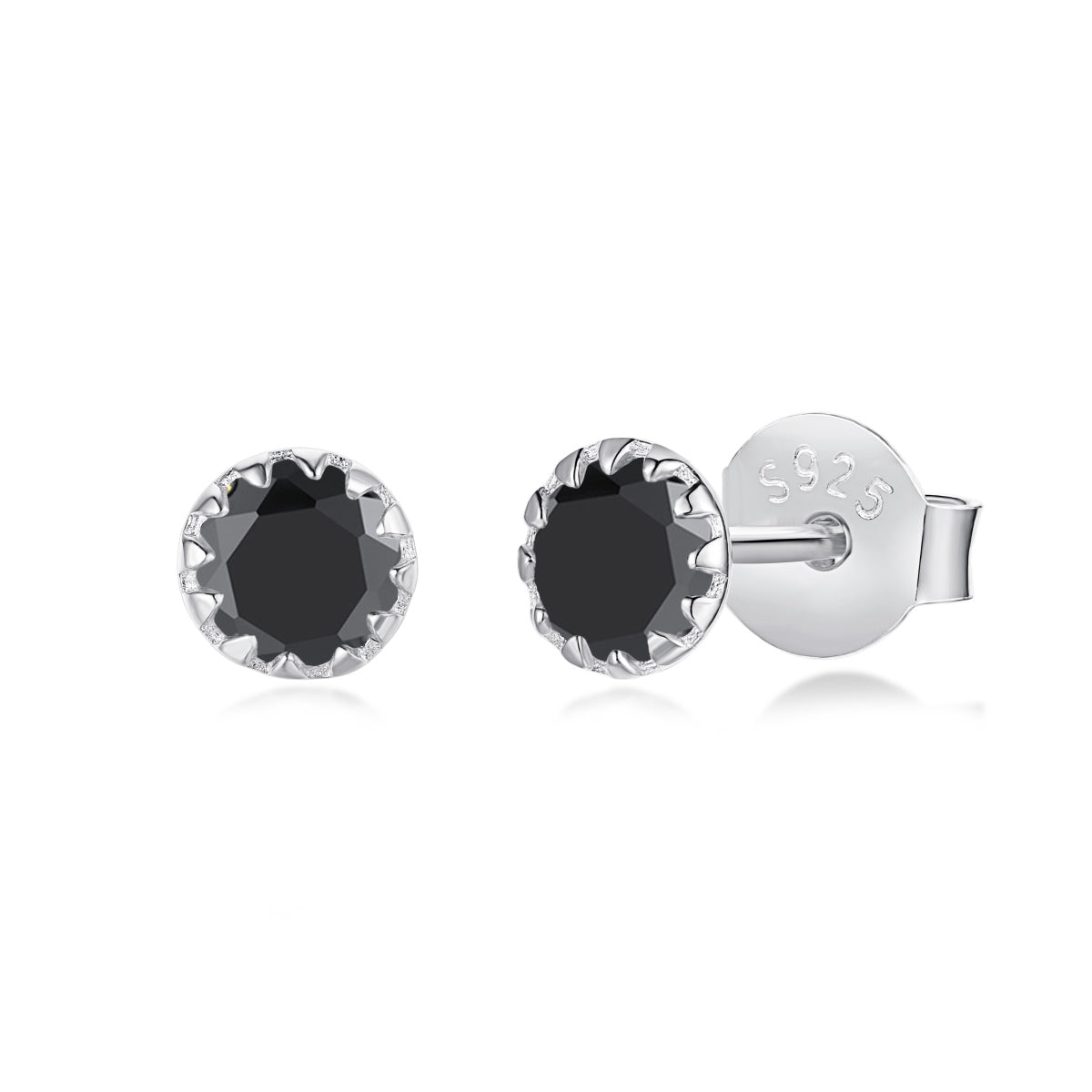 [Aurora]Sparkling Colorful Round Shape Earrings
