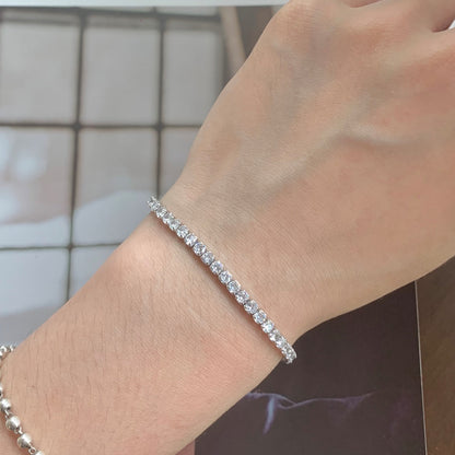 [AURORA] Funkelndes Armband im Rundschliff