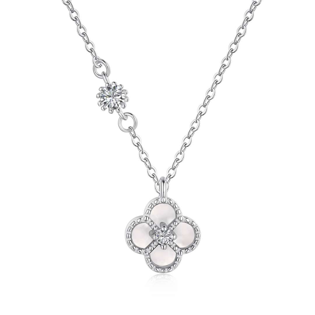 [Aurora]Delicate Flower Shape Necklace