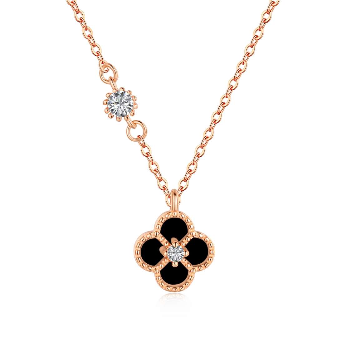[Aurora]Delicate Flower Shape Necklace