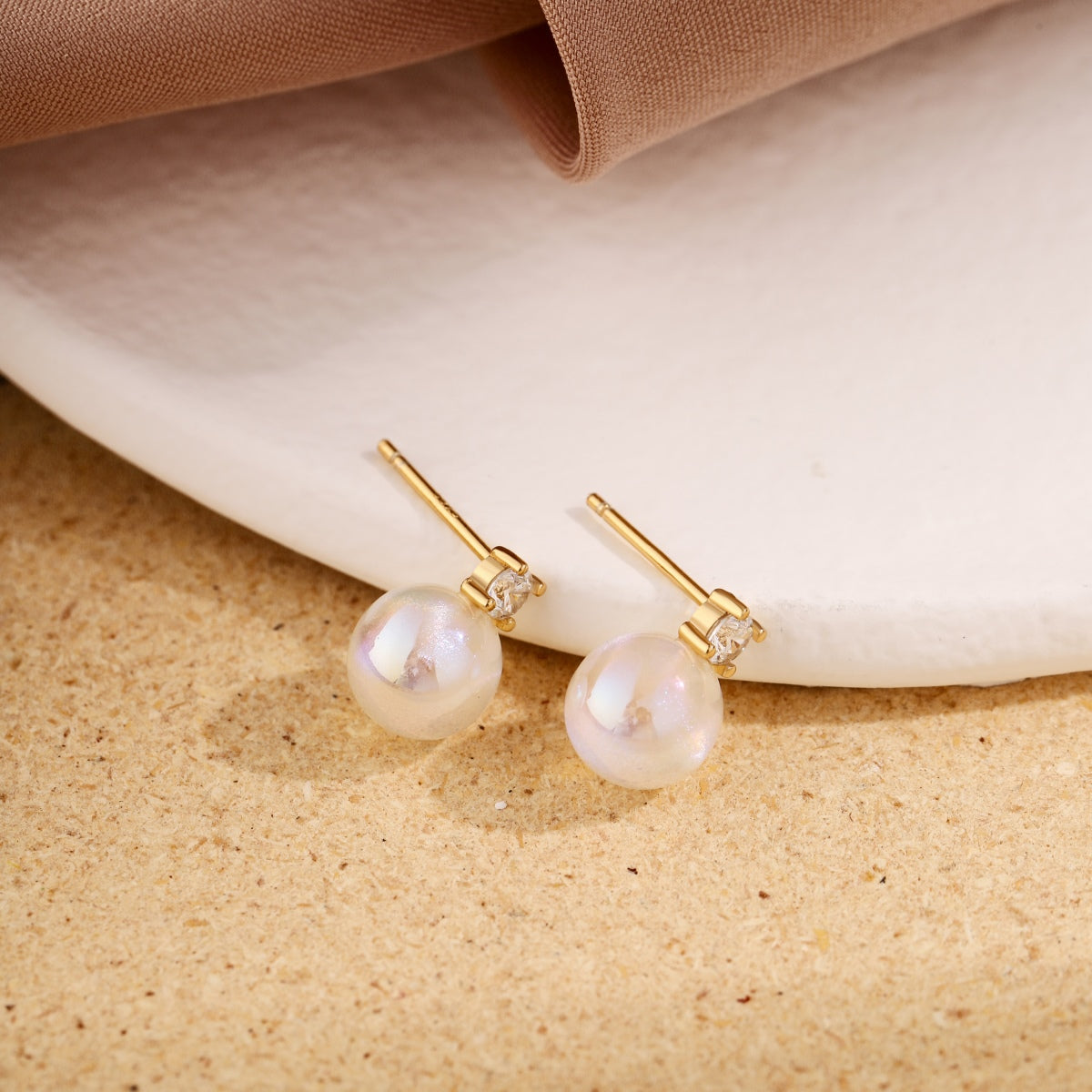 [Aurora]Symphony Mermaid Pearl Earrings