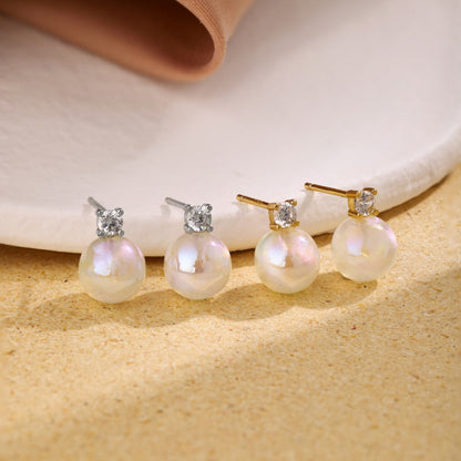 [Aurora]Symphony Mermaid Pearl Earrings