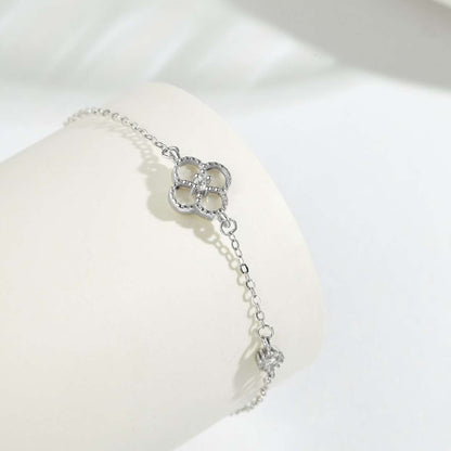 [Aurora]Delicate Four Leaf Clover Bracelet