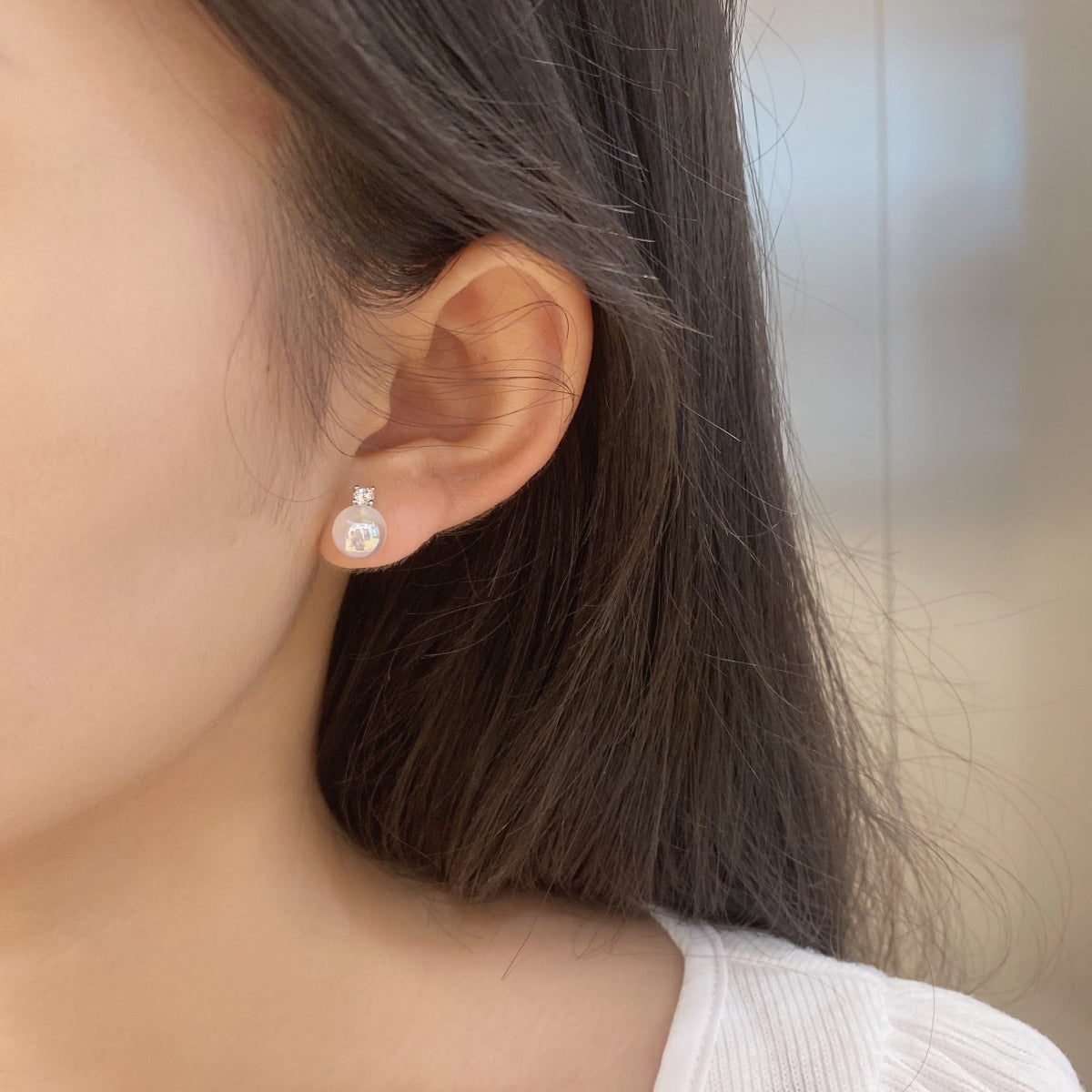 [Aurora]Symphony Mermaid Pearl Earrings
