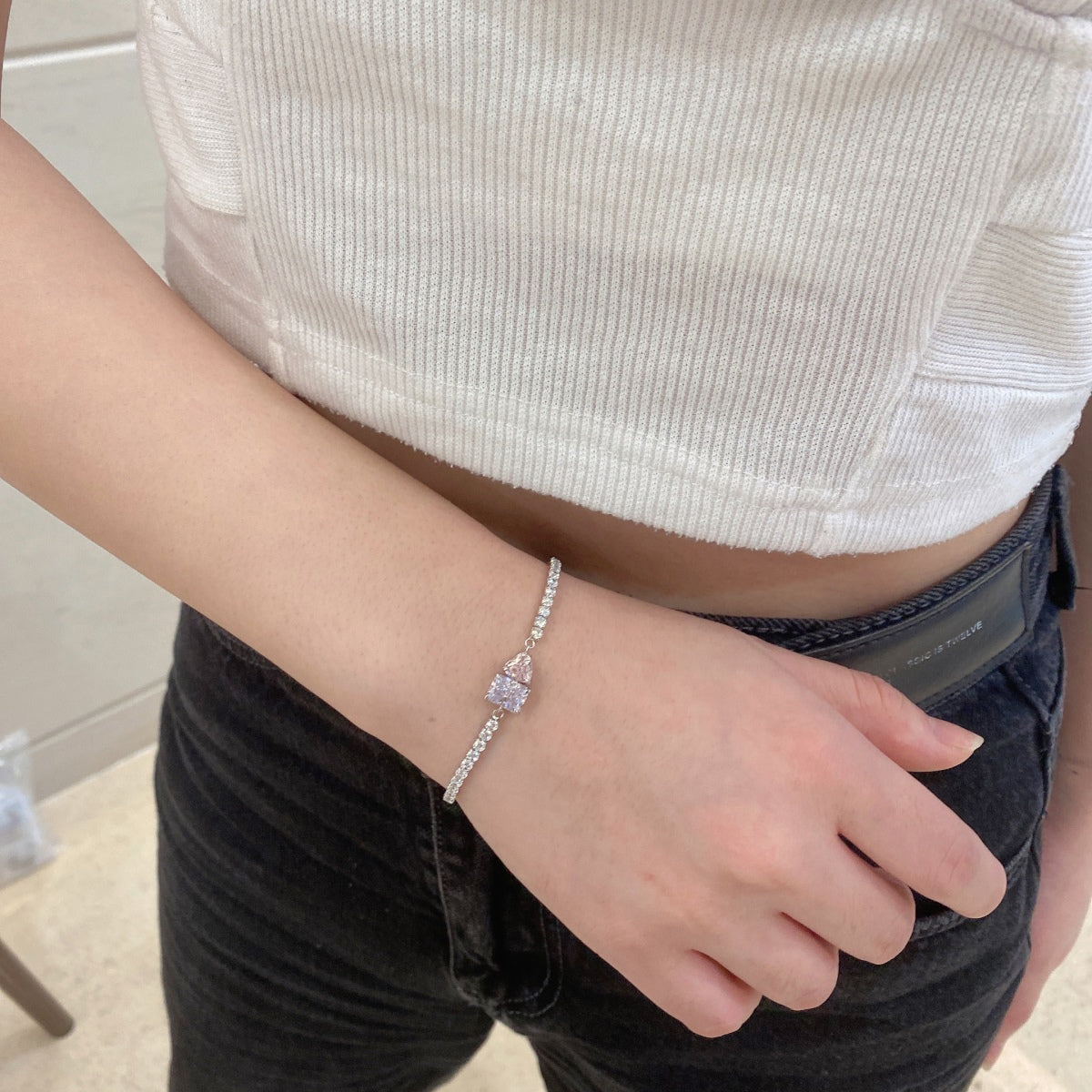 [Aurora]Dazzling Unique Multi Shape Lover Bracelet
