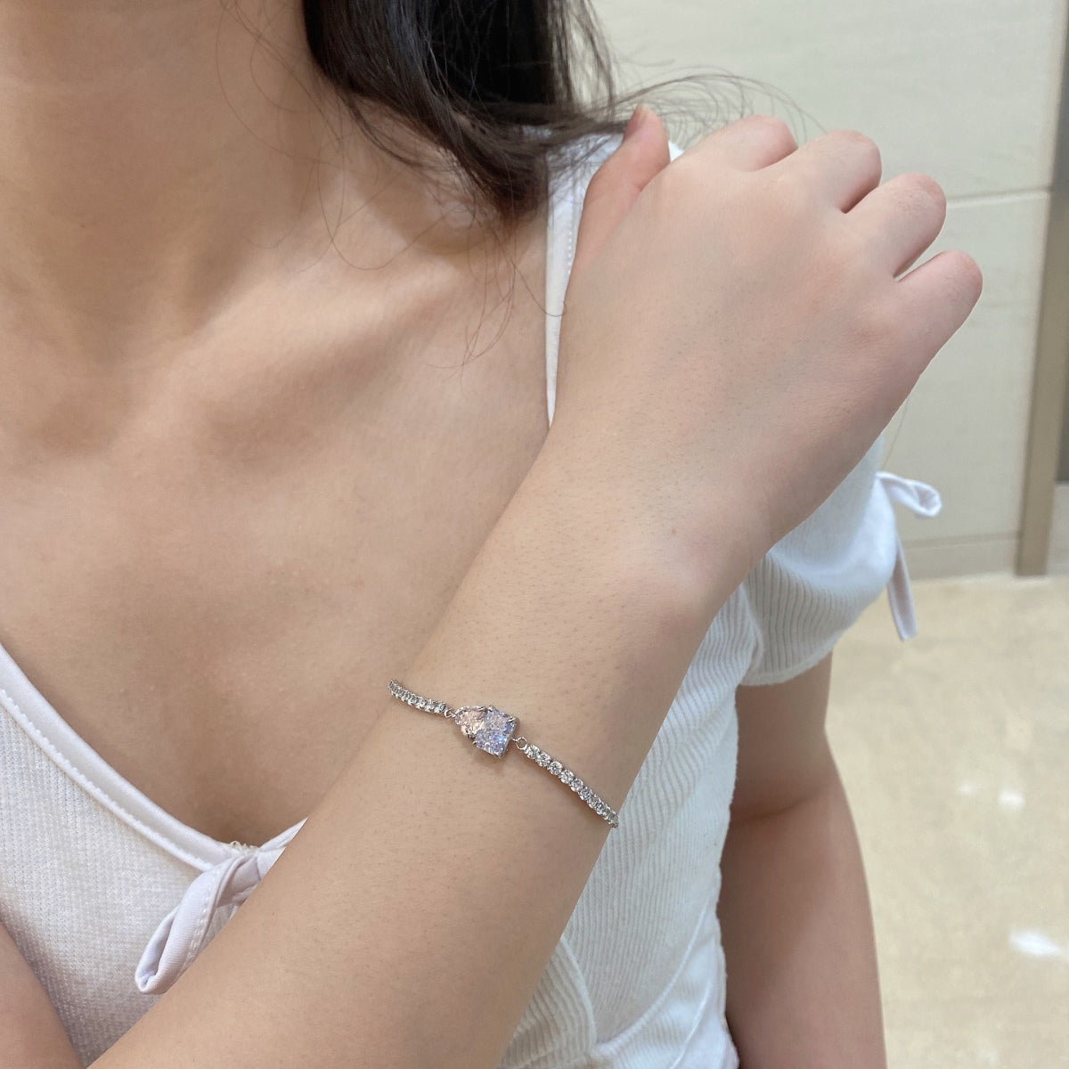 [Aurora]Dazzling Unique Multi Shape Lover Bracelet