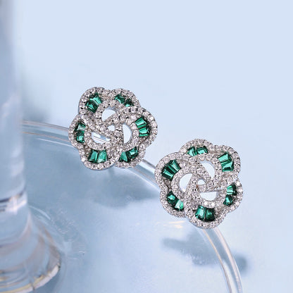 [AURORA]Exquisite Flower Shape Daily Earrings