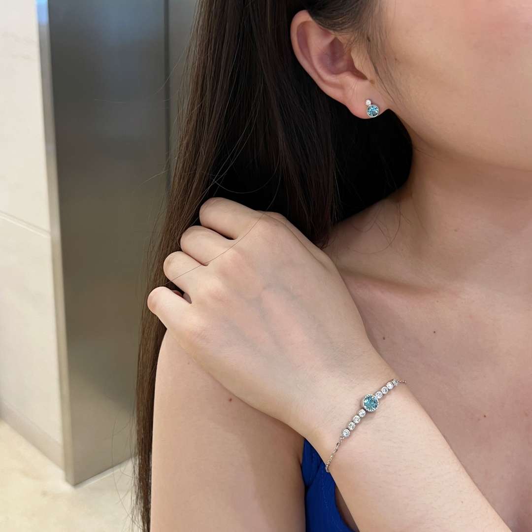 [Aurora]Luxurious Heart Of The Ocean Bracelet