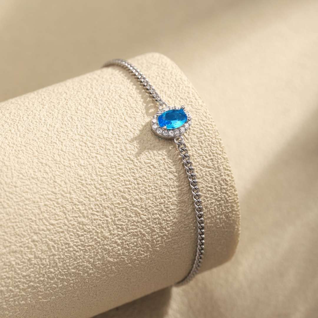 [AURORA]Exquisite Oval Shape Bracelet
