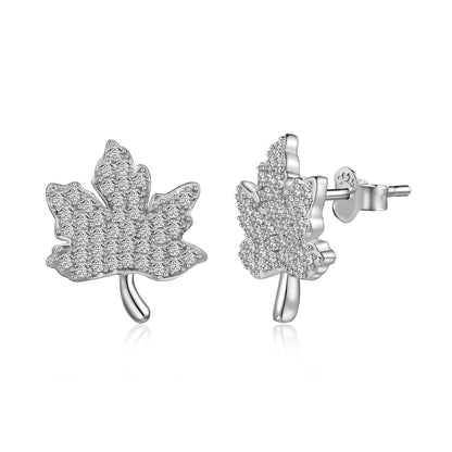 [Aurora]Exquisite Maple Leaf Design Earrings