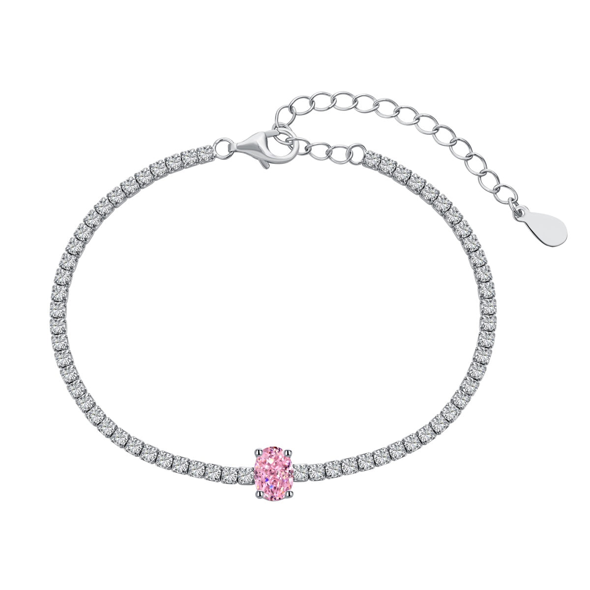[AURORA]0,75 Karat Exquisites Ovalschliff-Tagesarmband