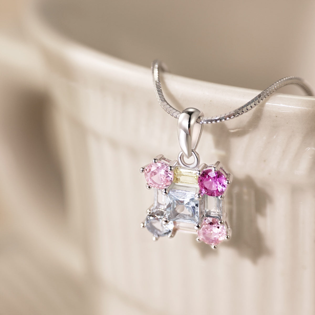 [Aurora]Gorgeous Multi Colorful Necklace