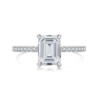 [Aurora]2.0 Carat Scintillating Ornate Radiant Cut Party Ring