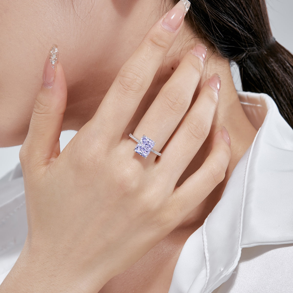 [Aurora]4.0 Carat Luxurious Engagement Ring