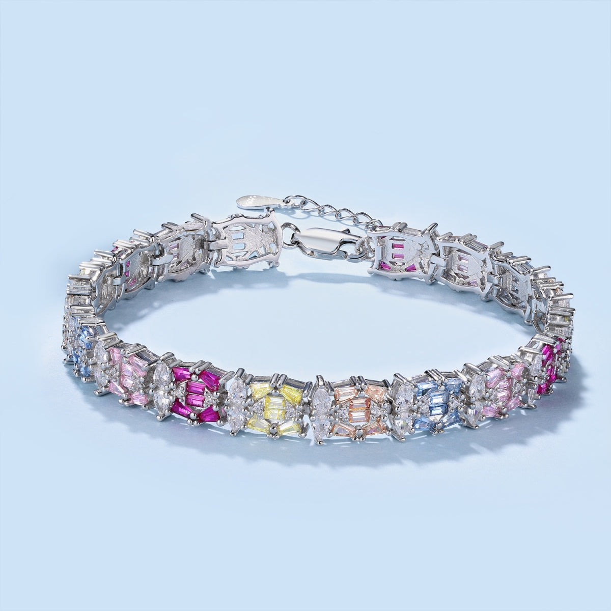 [AURORA] Zartes buntes Partyarmband mit mehreren Schnitten