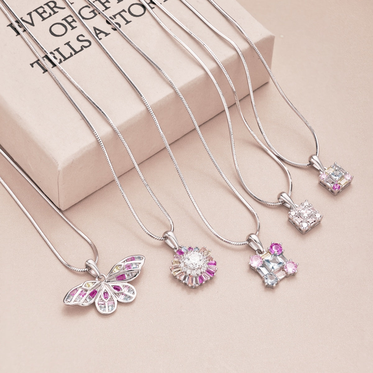 [Aurora]Charming Flower Colorful Necklace