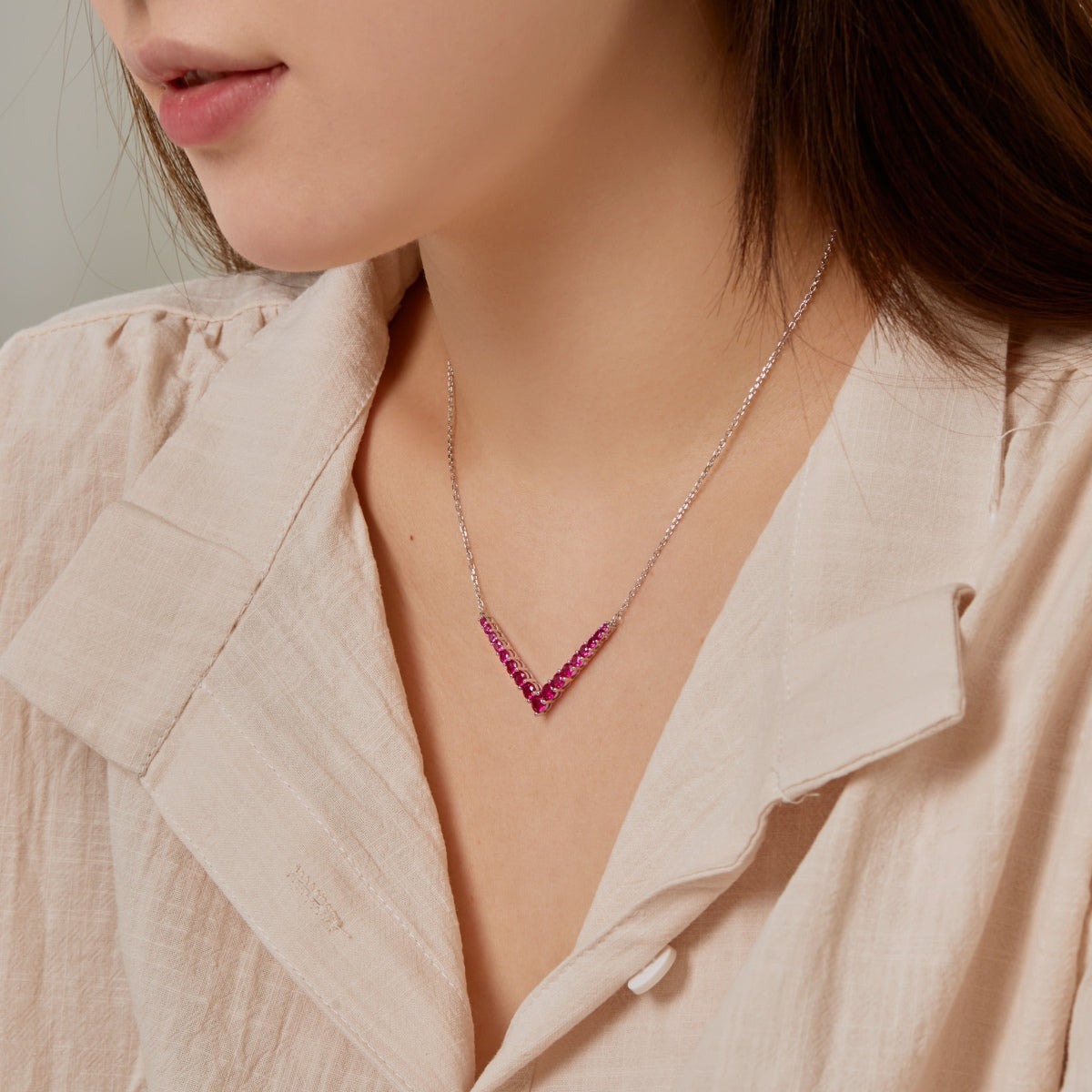 [Aurora]Ornate Round Cut Necklace