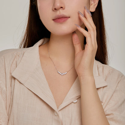 [Aurora]Dainty Colorful Heart Necklace