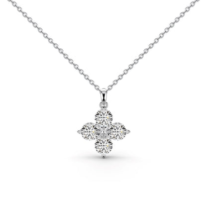 [Aurora]Four-Leaf Clover And Eight-Pointed Star Necklace