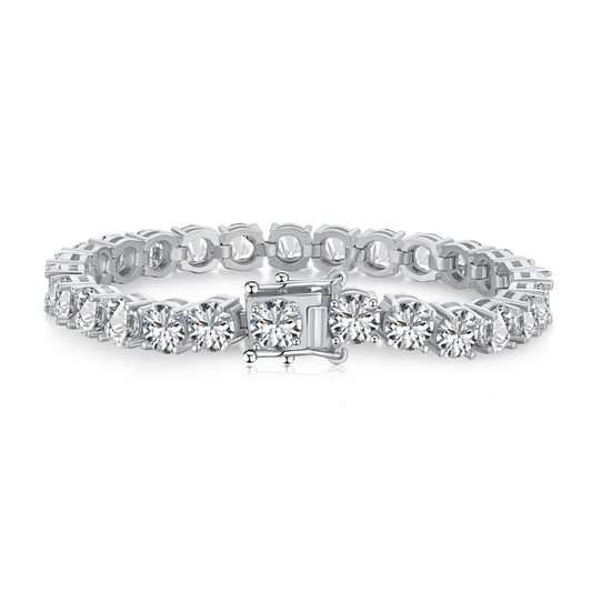 [Aurora]0.75 Carat Dazzling Round Cut Wedding Bracelet