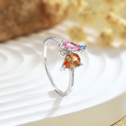 [Aurora]Radiant Colorful Multi Cut Daily Ring