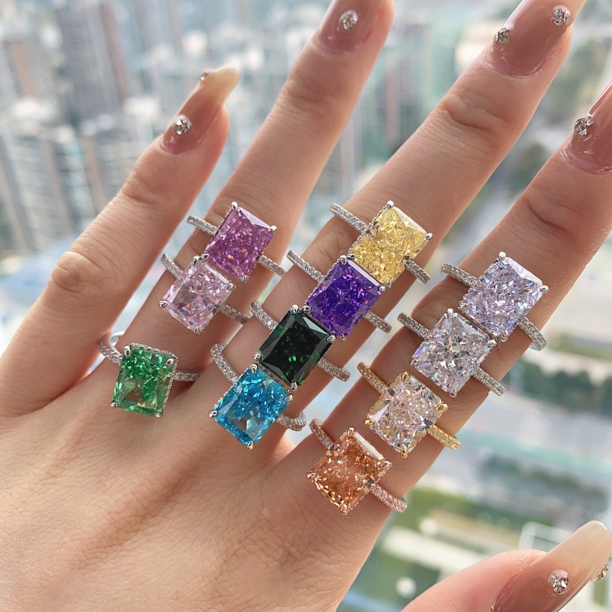 [Aurora]4.0 Carat Luxurious Engagement Ring