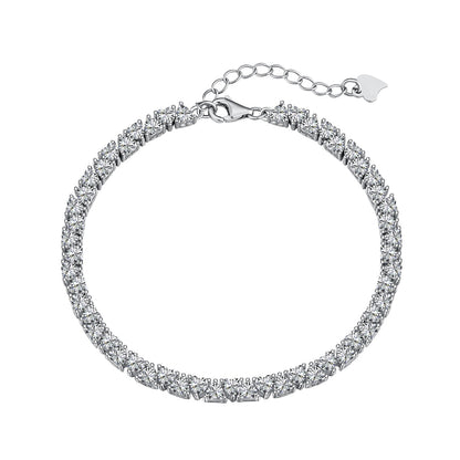 [Aurora]Dazzling Romantic Heart Shape Lover Bracelet