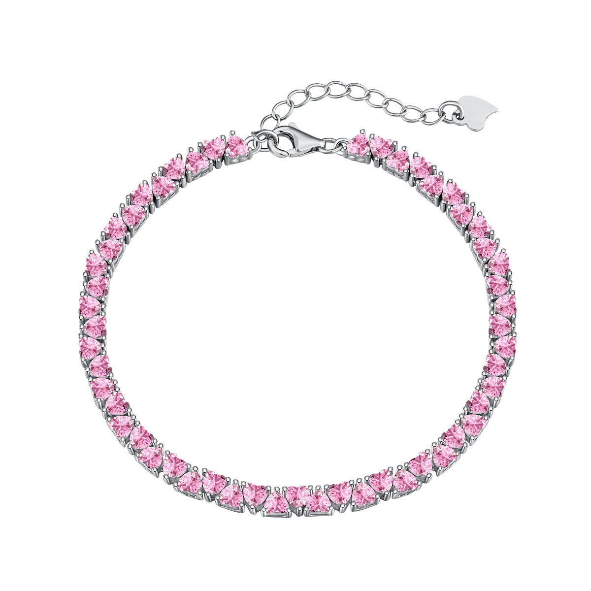 [Aurora]Dazzling Romantic Heart Shape Lover Bracelet