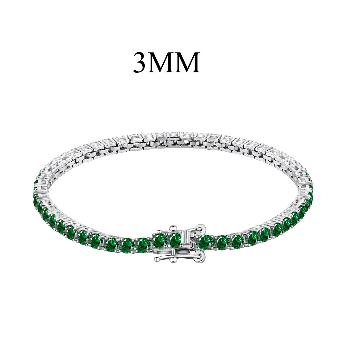 [Aurora]Radiant Colorful Round Cut Party Bracelet