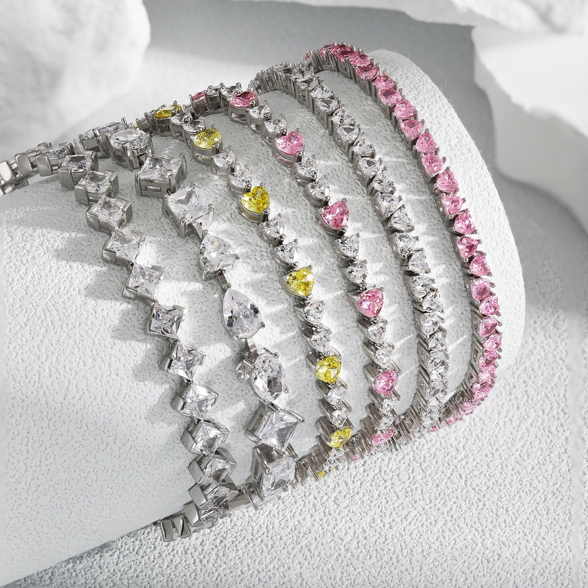 [Aurora]Unique Exquisite Multi Cut Daily Bracelet