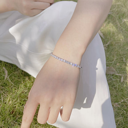 [AURORA] Strahlend buntes Party-Armband im Rundschliff