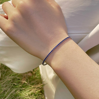 [AURORA] Strahlend buntes Party-Armband im Rundschliff