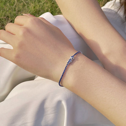 [AURORA] Strahlend buntes Party-Armband im Rundschliff