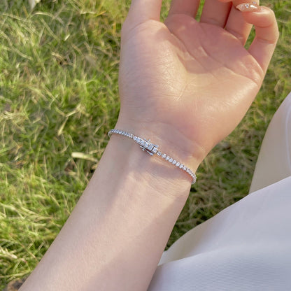 [AURORA] Strahlend buntes Party-Armband im Rundschliff