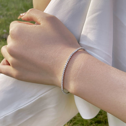 [AURORA] Strahlend buntes Party-Armband im Rundschliff