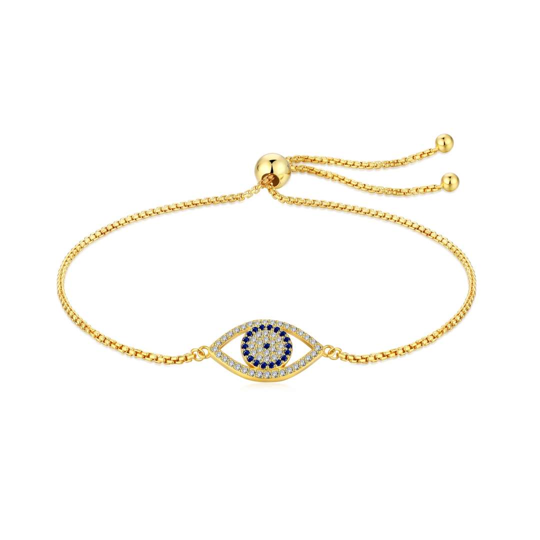 [Aurora]Dazzling Eye Shape Necklace