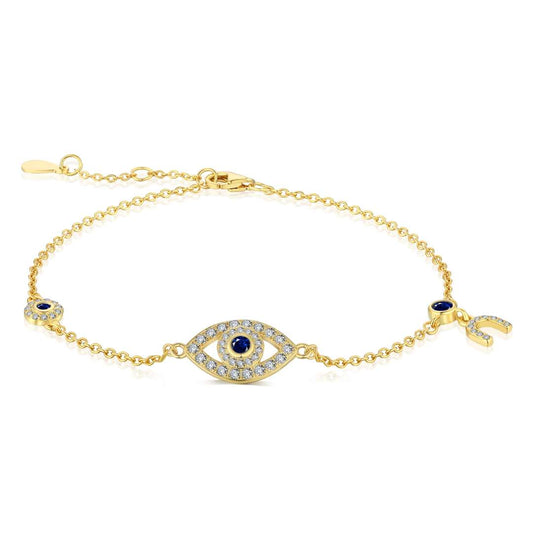 [Aurora]Dainty Eye Shape Necklace