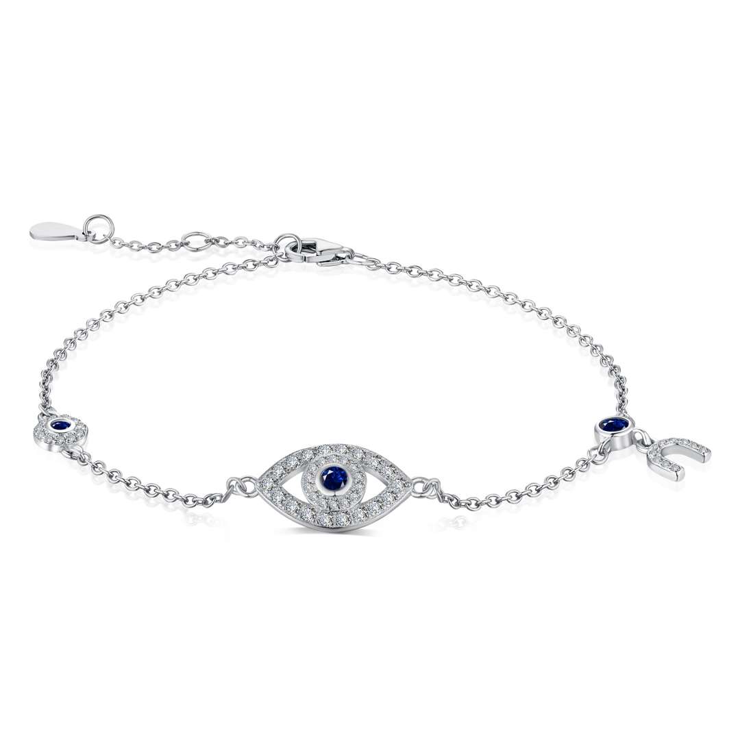 [Aurora]Dainty Eye Shape Necklace