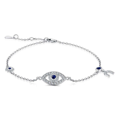 [Aurora]Dainty Eye Shape Necklace
