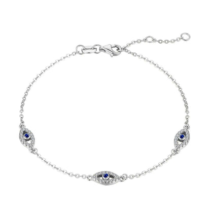 [Aurora]Evil Eye Shape Pendent Necklace