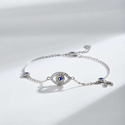 [Aurora]Dainty Eye Shape Necklace