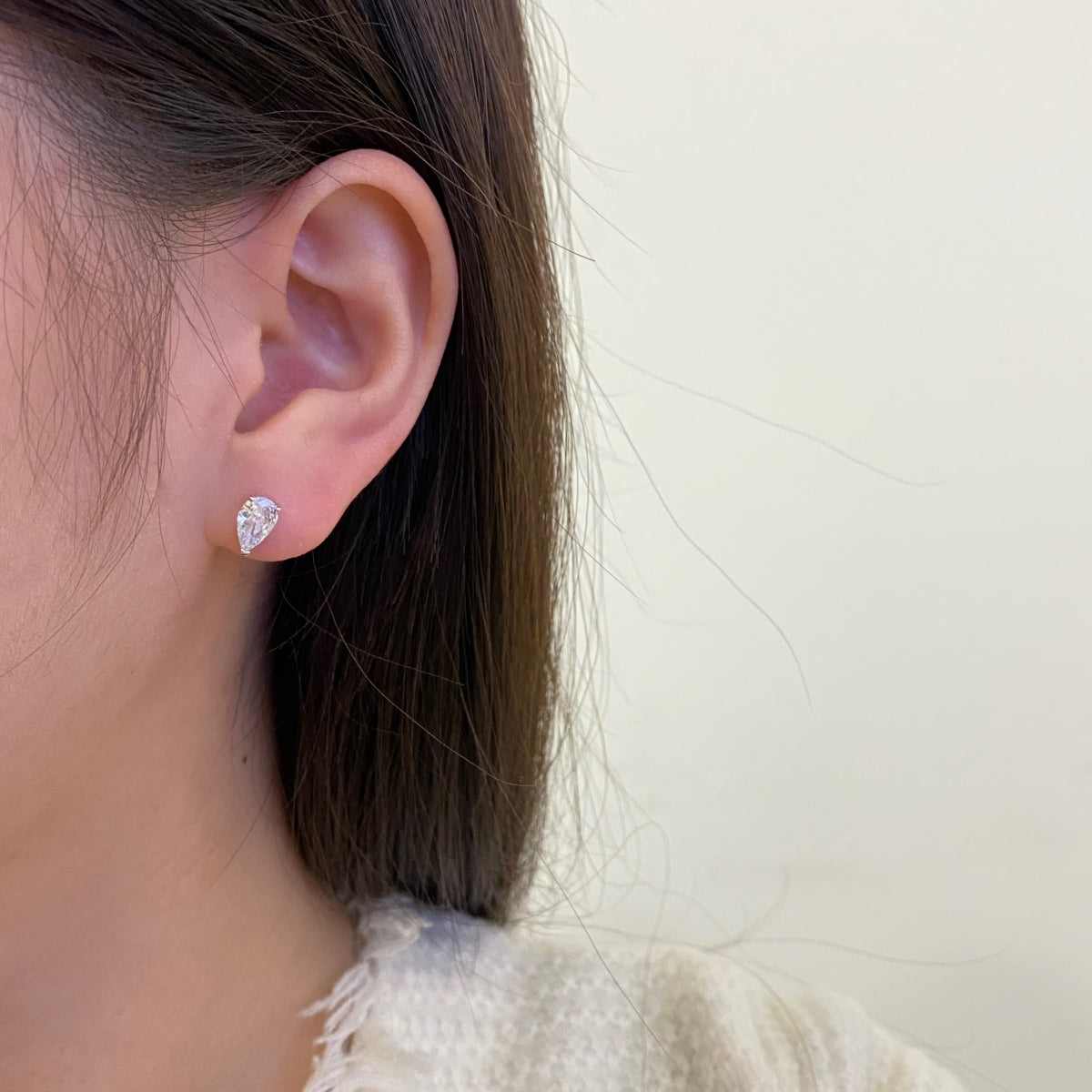 [Aurora]Ornate Water Drop Shape Earrings