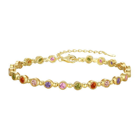 [AURORA]Sparkling Exquisite Round Cut Party Bracelet