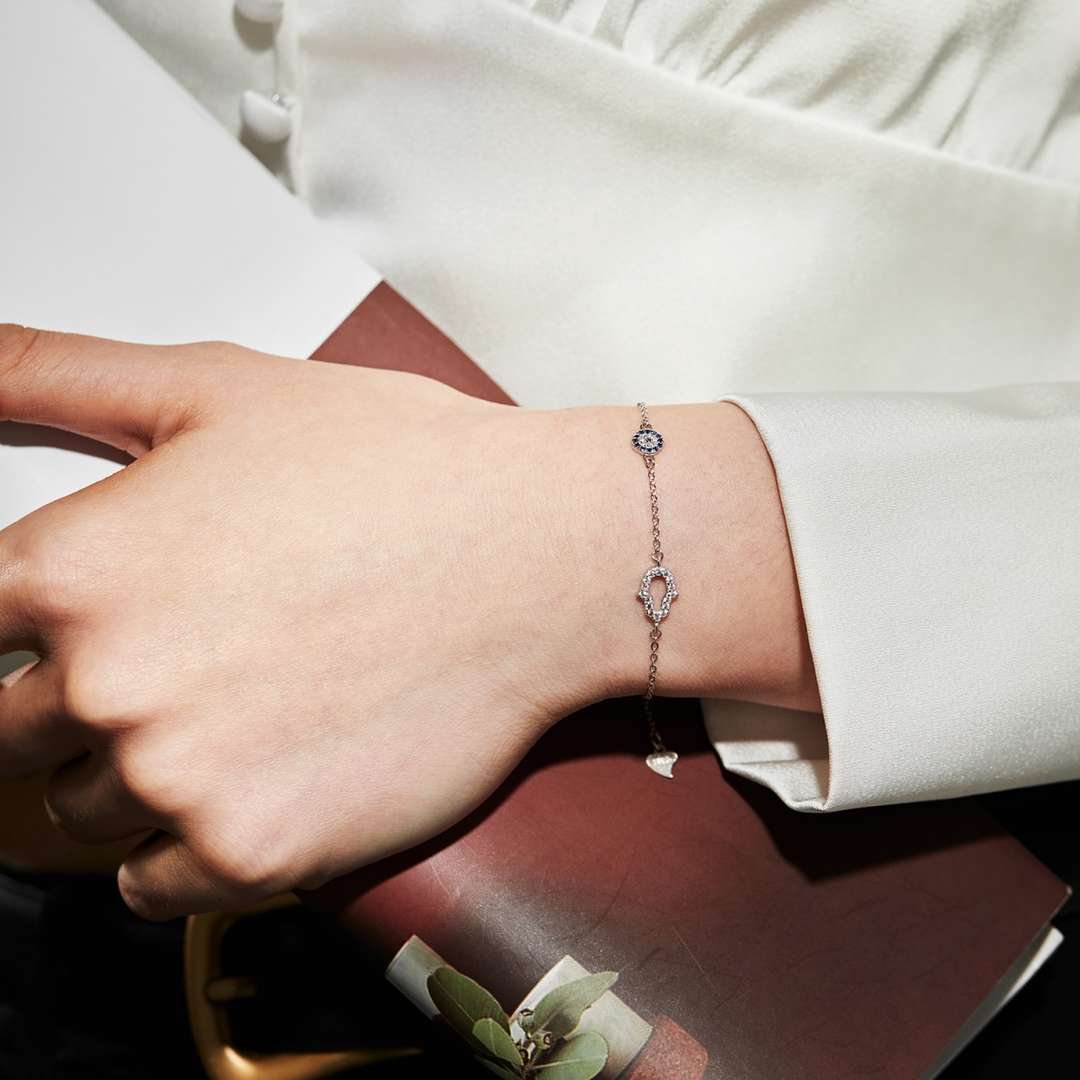 [Aurora]Gost Shape & Round Shape Necklace